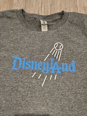 Disneyland x LA Dodgers Inspired Tee | Handmade Graphic Shirt | New Never Worn |